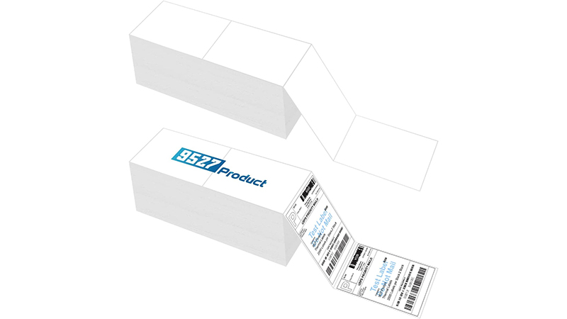 4 by 6 inch thermal shipping labels for Rollo or similar printers.